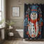 Rideau de douche 1 pièce Nordic Snowman Art-1305704505
