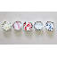 Polka Dots Coaster Set with Holder-113072101