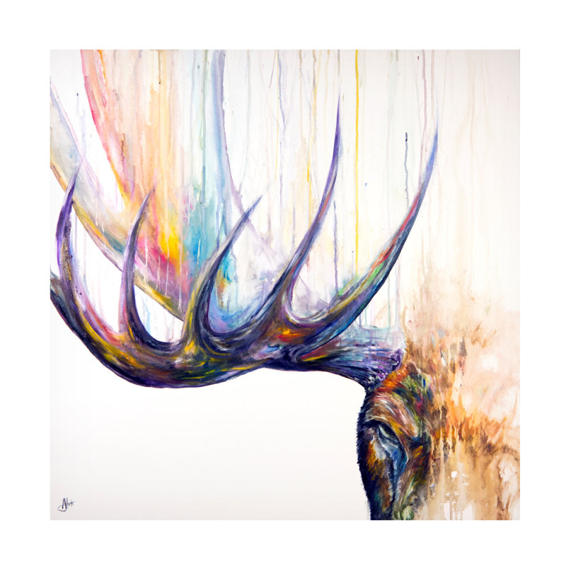 Art sur toile Marc Allante, H 18 po x l 18 po