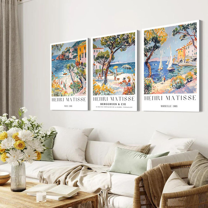 3 Piece Wrapped Canvas Wall Art