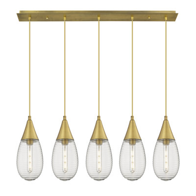 Luminaire suspendu grappe à 5 lumières Rameriz