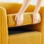 Upholstered Chair With Ottoman-1756058271