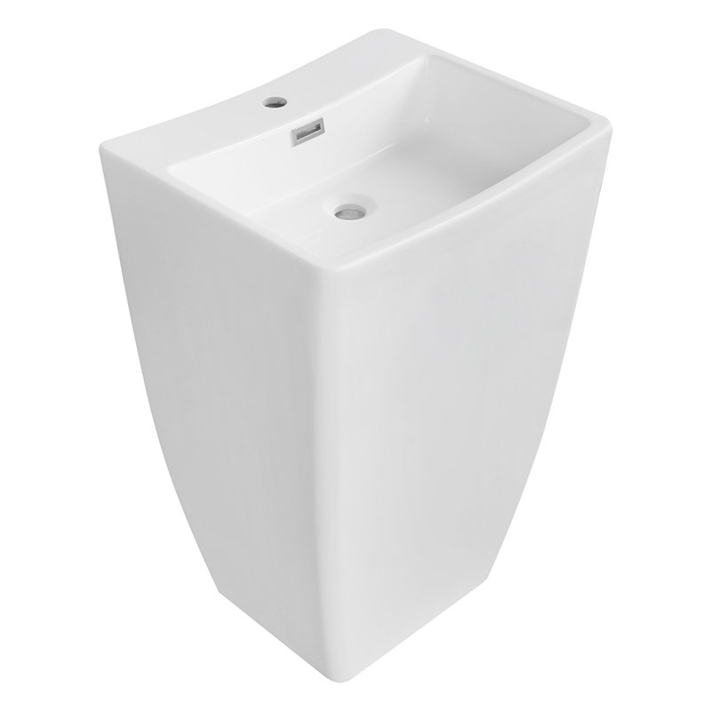 Lavabo autoportant en résine 22 po