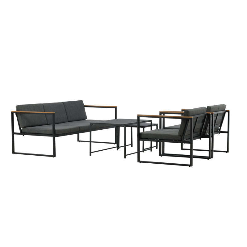 Eriska Metal 5 - Person Seating Group