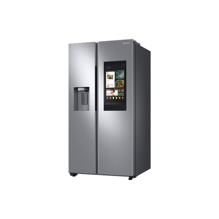 Black Stainless Steel 26.7 cu. ft. Side by Side Fridge with FamilyHub
