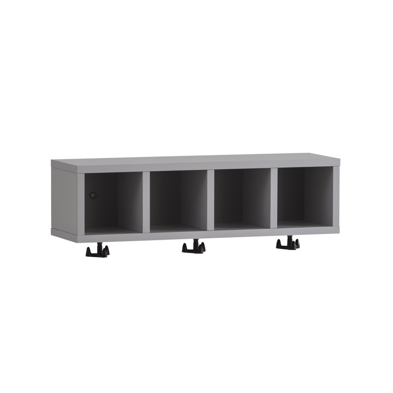 Balto Freestanding Bathroom Shelves, Gray