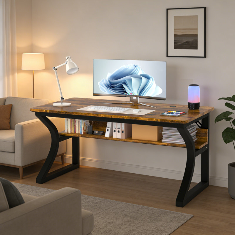 Computer Desk Workstations, 29.5" H x 47.2" W x 23.63" D