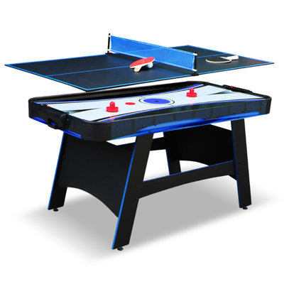 5' Two Player Air Hockey Table with Manual Scoreboard