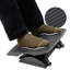 Mind Reader Foot Rest, Under Desk at Work, Ergonomic, Height Adjustable, Office, Plastic, 17.5"L x 13.5"W x 3.5"H