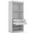 Mulberry Contemporary Modern Open Wardrobe Closet with Drawers and Adjustable Shelves in White-1460331511