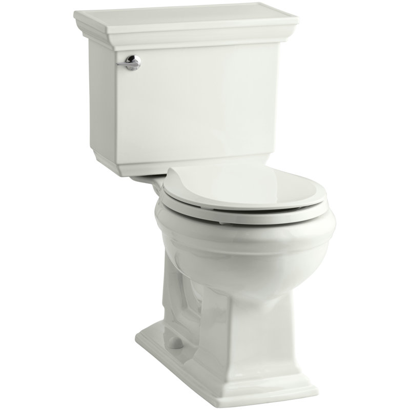 Memoirs Stately Comfort Height Two-piece 1.28 gpf Round-front Toilet with insulated tank, Dune