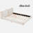 Supriya Elegant Upholstered Platform Bed with Velvet Fabric and Solid Frame-273873689