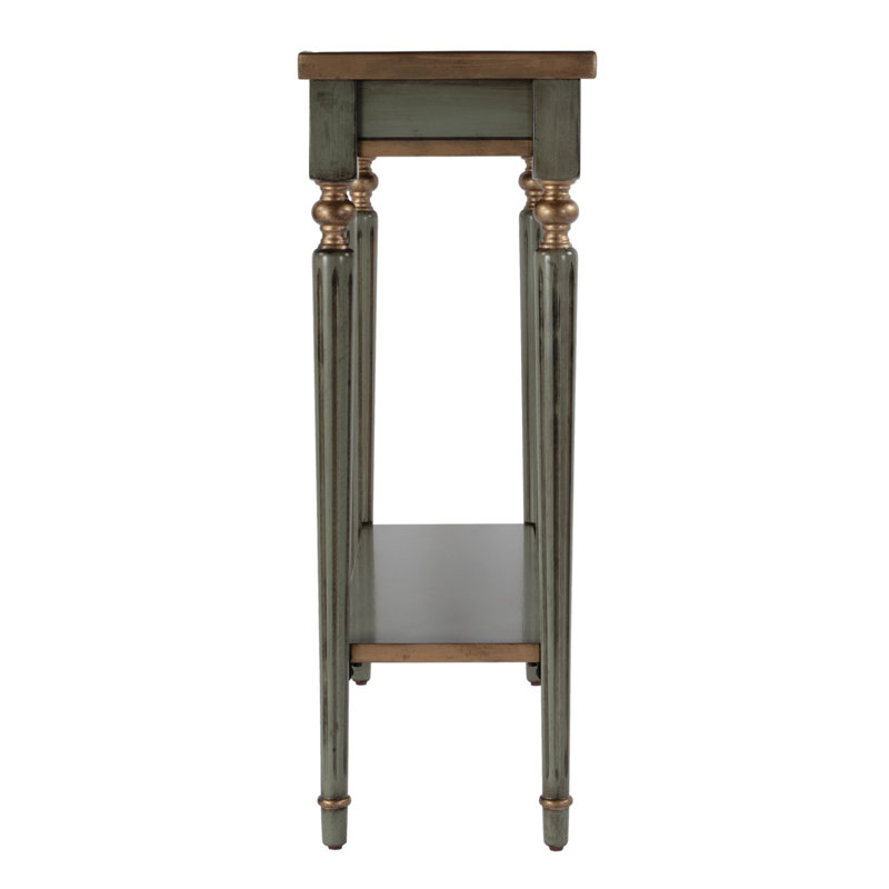 Aubrey Console Table, Pastel Green