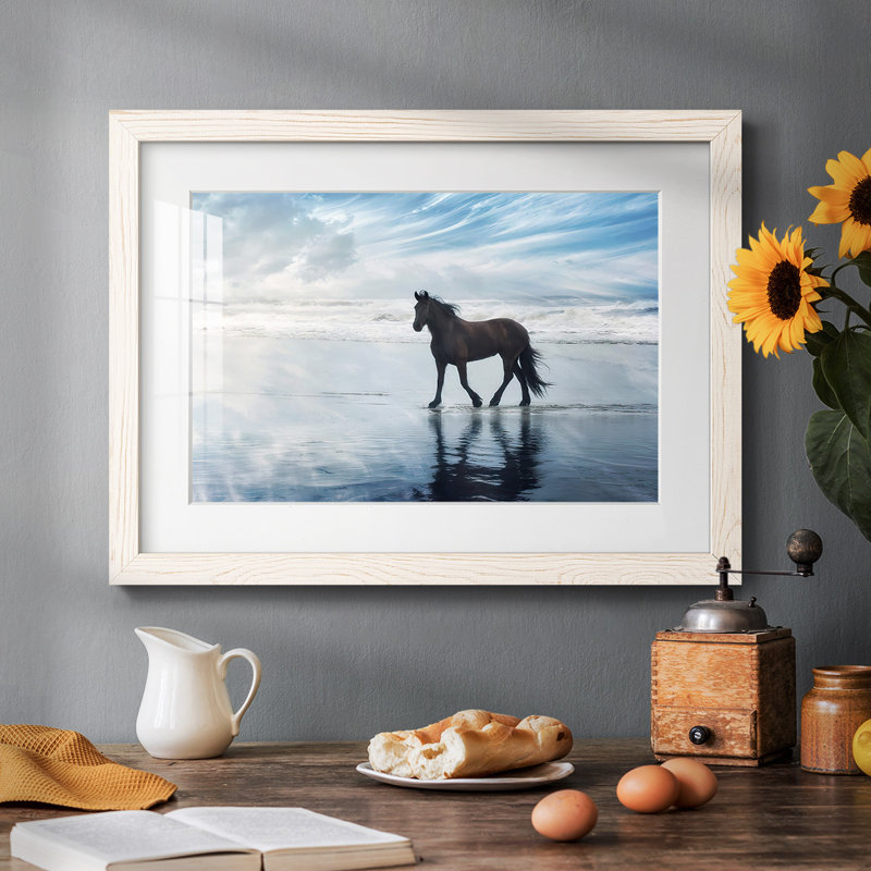 Horse Motion VI, reproduction d'art sur papier, Gris, H 18 po x l 26 po x P 1,5 po