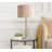 Maudestine 27"H Luxury Marble Table Lamp w/ Faux Fur Shade w/ LED Bulb-1775555307