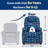 Kids Recliner Chair with Anti-Tilt, 2 Cup Holders, Fabric-135761427-140509829