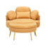 Petit canapé de 61 pouces avec siège confortable et petite table de bout-783281415