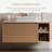 Dexheart 36'' Modern Single Bathroom Vanity with Faux Marble Table Top, floating Wood Vanities-1649523898
