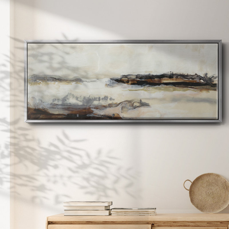 Joyful Horizon II - toile encadrée, H 20 po x l 50 po