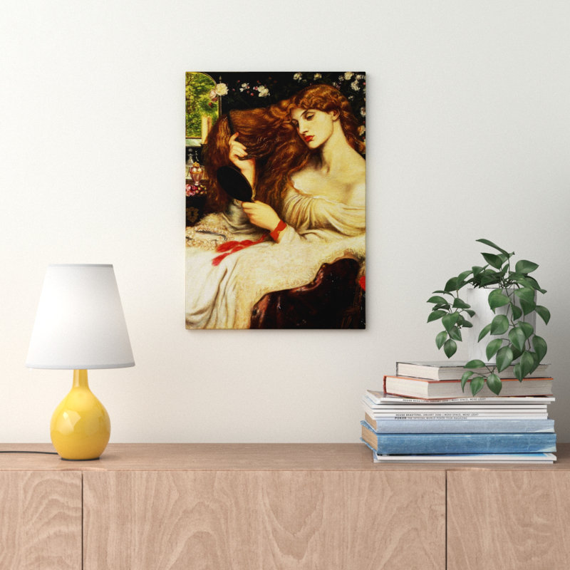 Dante Gabriel Rossetti - Wrapped Canvas Painting, 50cm H x 35cm W