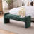Laytona 54" Boucle Upholstered Bench with Arm and Channel Tufted-148380938