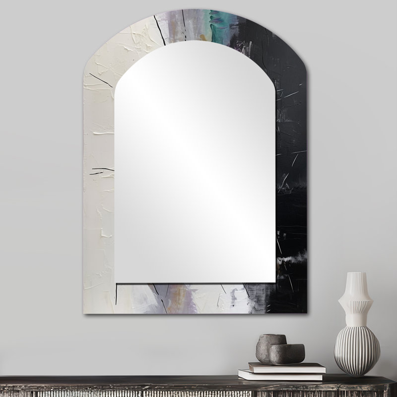 Miroir mural mauve moderne, 34 po x 25 po