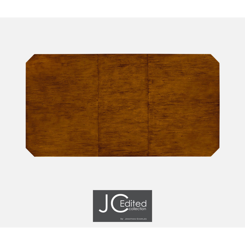 Casually Country Solid Wood Dining Table, Country Farmhouse Walnut