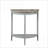 Natural Oak &amp; Gray Half-Moon Coffee Table with Versatile Storage &amp; Sturdy Pine Legs-227224876
