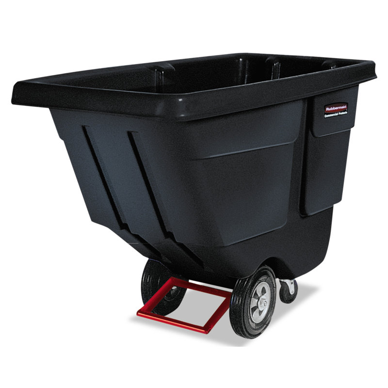 Plastic Open Outdoor Trash & Recycling Bin - 202 Gallons