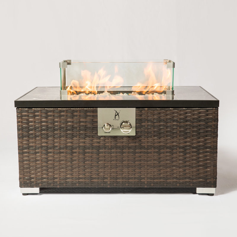 Rectangular Transparent Fire Pit Wind Guard, 7.28 In. Width, 19.49 Depth, 5.44 Height, Lb Glass Guard Rectangular, Protection, D X W H,