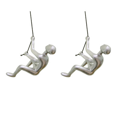 Ensemble de deux sculptures dimensionnelles en résine
