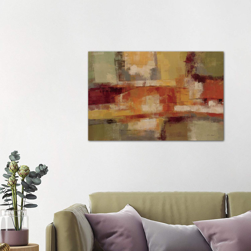 Été aire de jeu par Silvia Vassileva - reproduction d'art, Toile tendue, H 40 po x l 60 po x 1,5 po