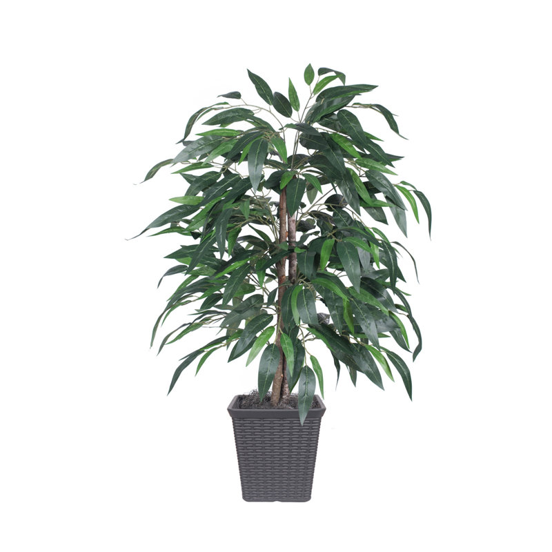 Mangue artificielle en pot 48 ", gris