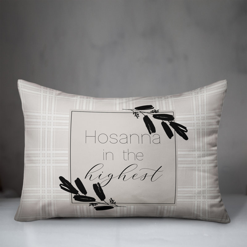 Plaid Throw Pillow