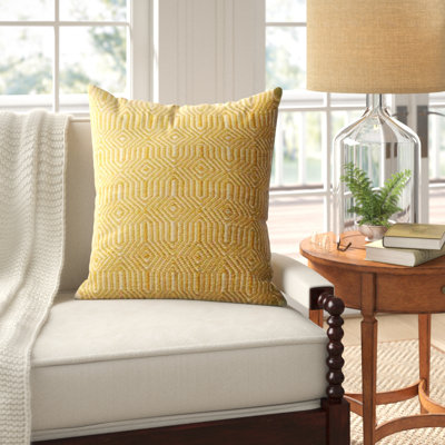 Cusson Geometric Down Outdoor Throw Pillow