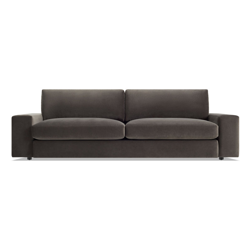 Esker Sofa, Kelso Blue 100% Polyester, 31" H x 98" W x 42" D