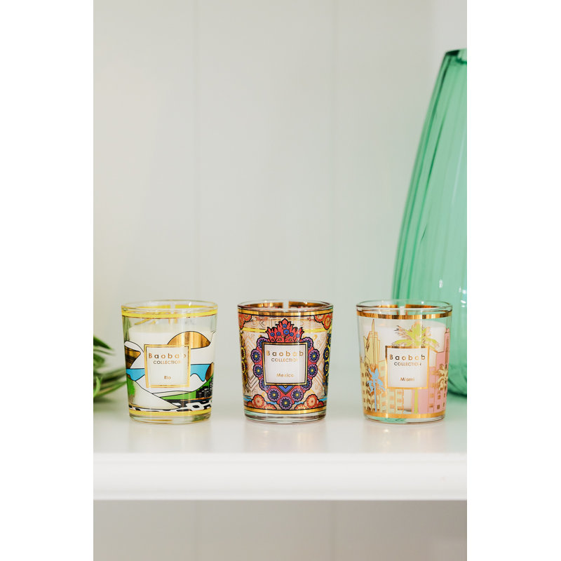 Trio Travel Candle Rio Mexico Miami
