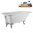 62" Streamline Clawfoot Tub,Tray,Drain, Clawfeet-101628984-102218228