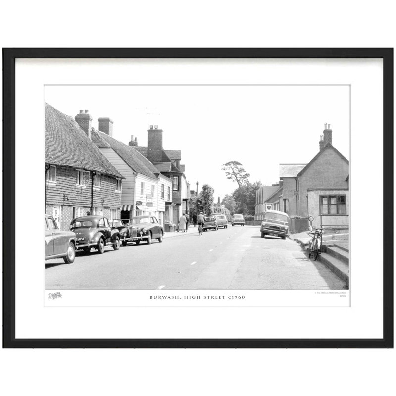 Burwash, High Street C1960 by Francis Frith - Single Picture Frame Print, 28cm H x 36cm W x 2.3cm D