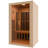 Viti 2- Person Indoor Hemlock Wooden Carbon FAR Infrared Home Sauna Room with LED Touch Control Panel and Heater