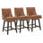 Aleksy Swivel Upholstered Counter Stool with Solid Wood Frame-1685686206