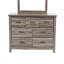 Commode en chêne gris