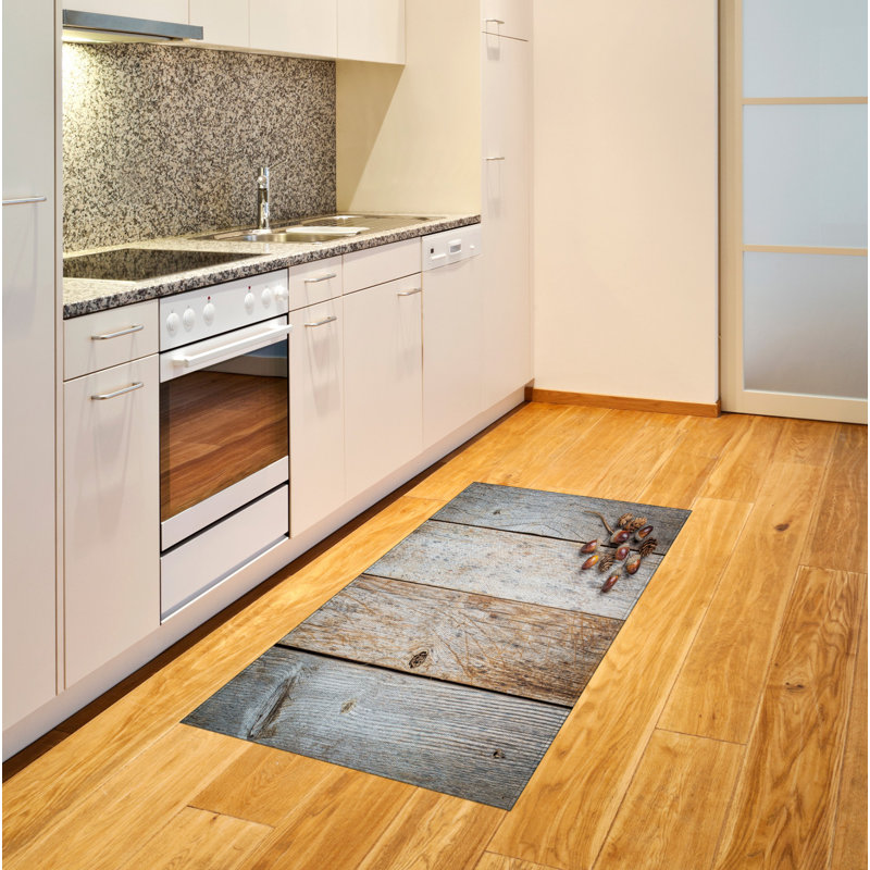 Tapis décoratif en bois haute densité, Rectangle 2 pi 7 po x 5 pi