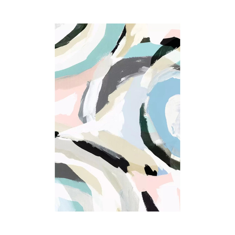 Blue Galore II 1 Piece Wall Art on Canvas, 101.6 cm H x 66.04 cm W x 1.91 cm D, Wrapped Canvas