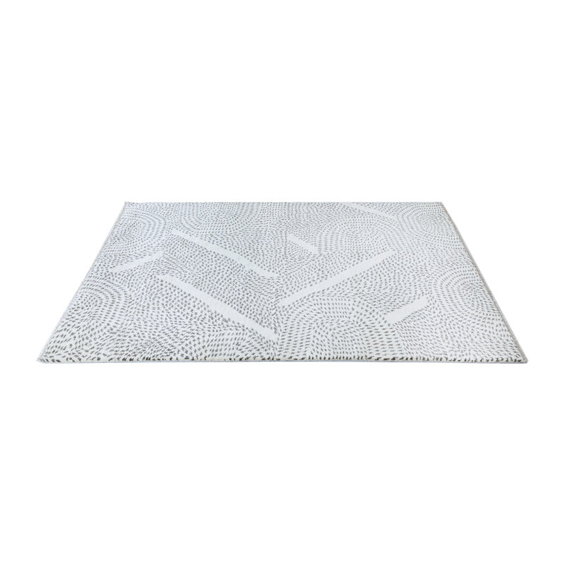 Wool Abstract Area Rug, Rectangle 10' x 14'