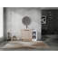Meuble-lavabo autoportant de 42 po avec lavabo en céramique et armoires de rangement, porte à fermeture en douceur, armoire combinée 02430 + 0312, ensemble KD-130632255-130632251