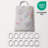 71" W Textured Shower Curtain Set with Hooks - Basics by Wayfair™-845225498