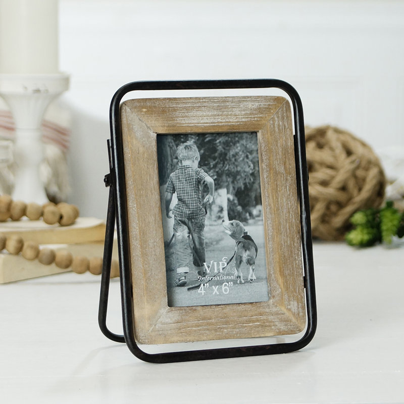 Cadre photo en bois Fauntleroy, 4 po x 6 po