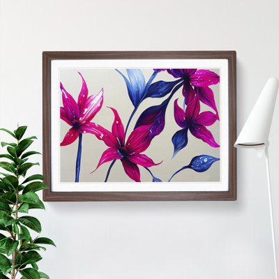XH1022-6610X Flowers Vol.1 Abstract - Single Picture Frame Painting