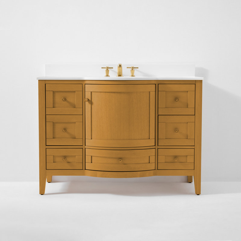 Lauren 48'' W Single Vanity, Sienna, Gold